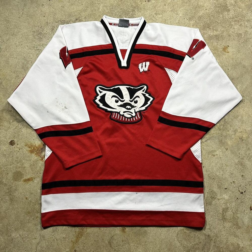 Colosseum University of Wisconsin Badgers Hockey Jersey Size XL